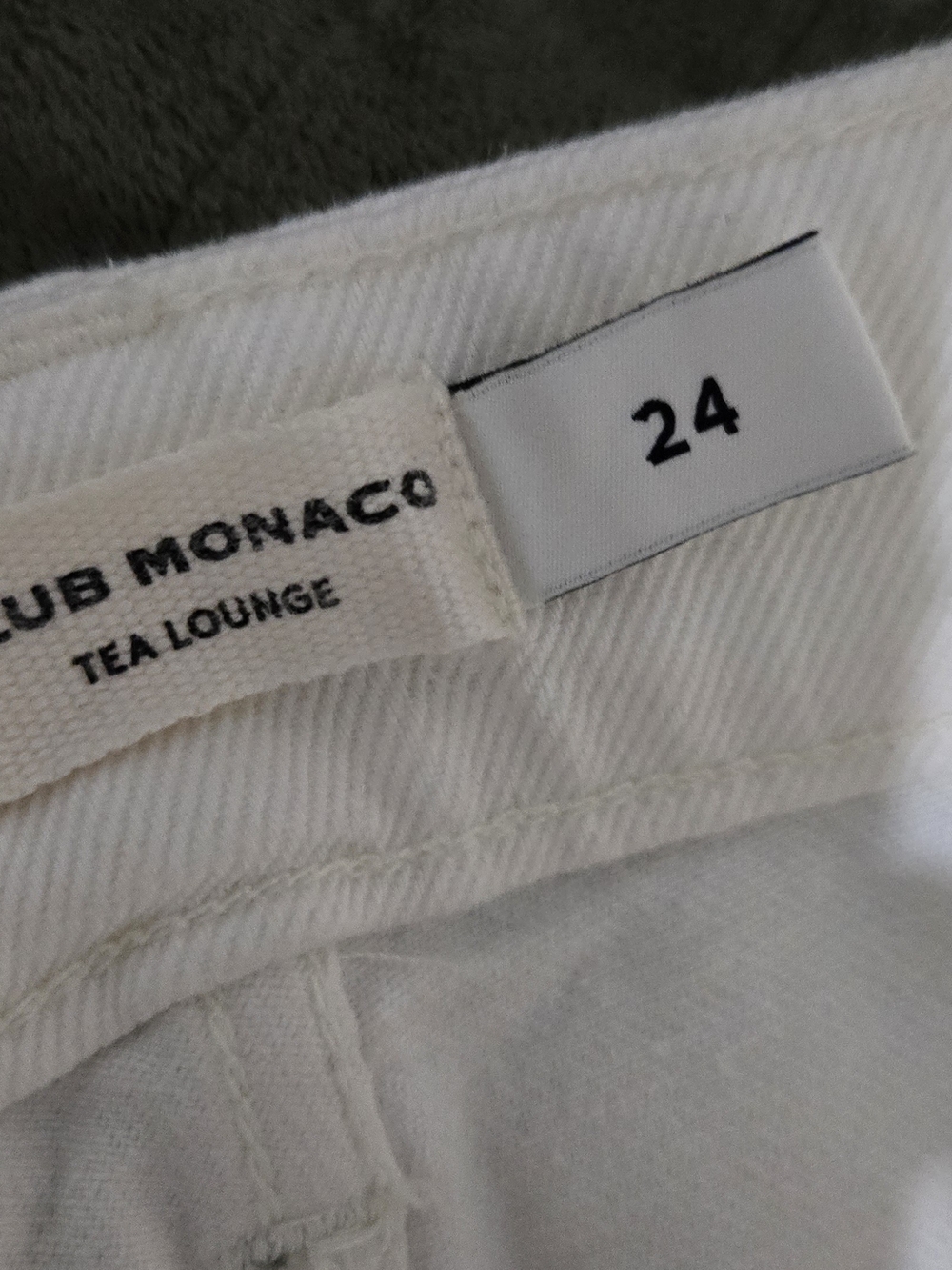 Club Monaco White Jeans - Size 24